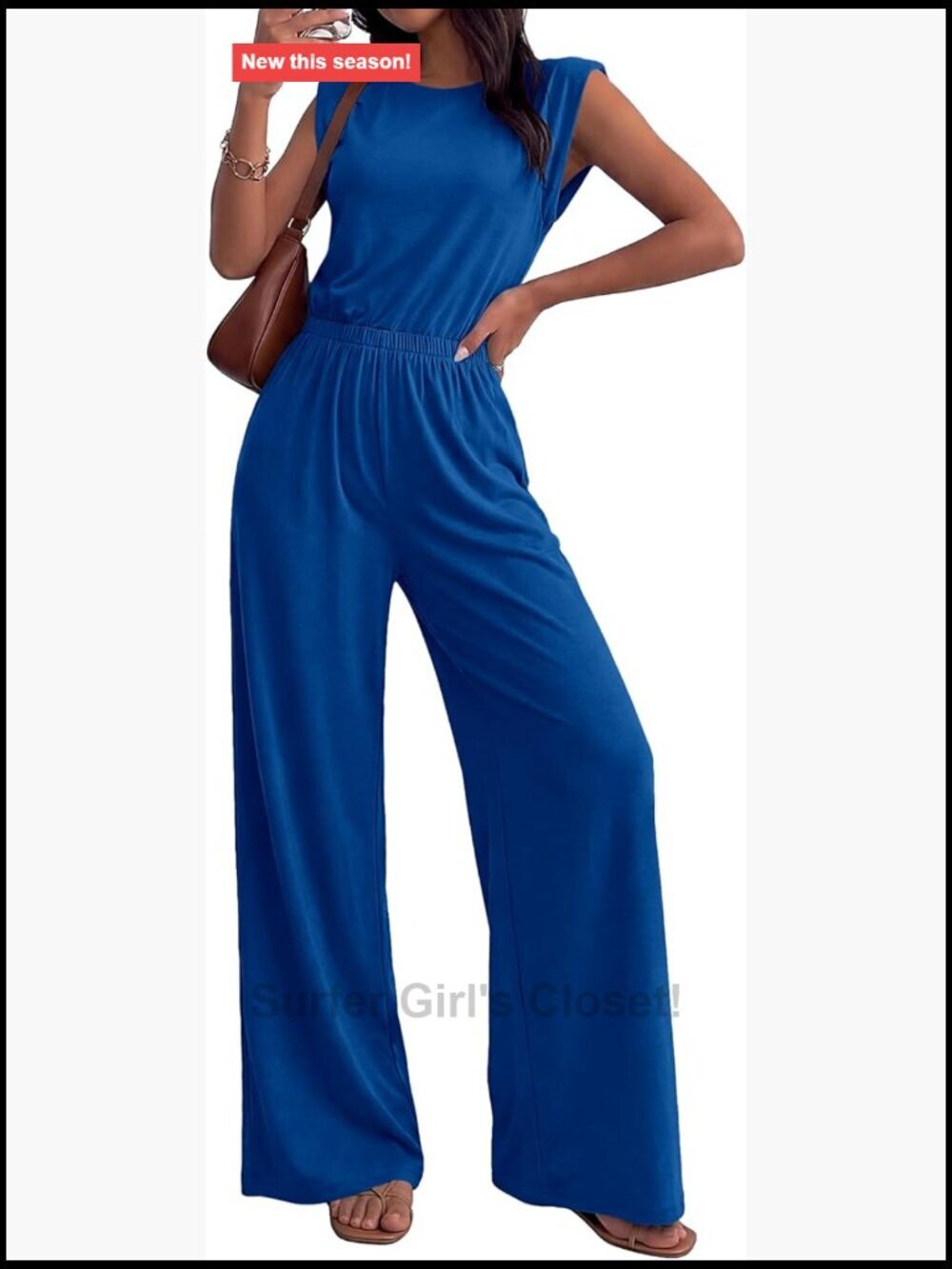 Sleeveless Tank Top Wide Leg Pants 2 Piece Set Matching Travel Outfit